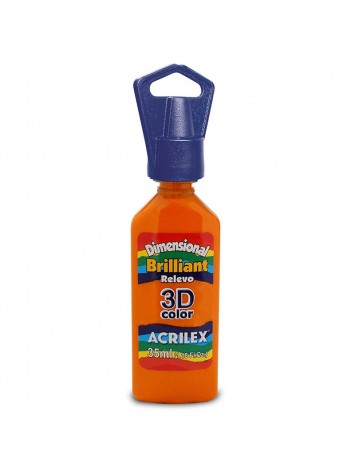 DIMENSIONAL 3D BRILLANTE 35 ML NARANJA ACRILEX