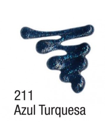 DIMENSIONAL 3D GLITTER 35 ML AZUL TURQ ACRILEX
