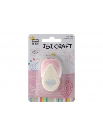 PERFORADORA ARTISTICA 16MM CORAZON  IBI CRAFT