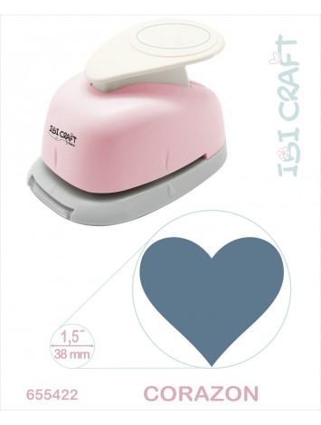 PERFORADORA ARTISTICA 38MM CORAZON IBI CRAFT