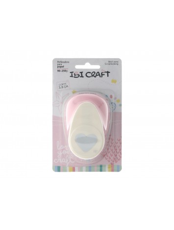 PERFORADORA ARTISTICA 38MM CORAZON IBI CRAFT