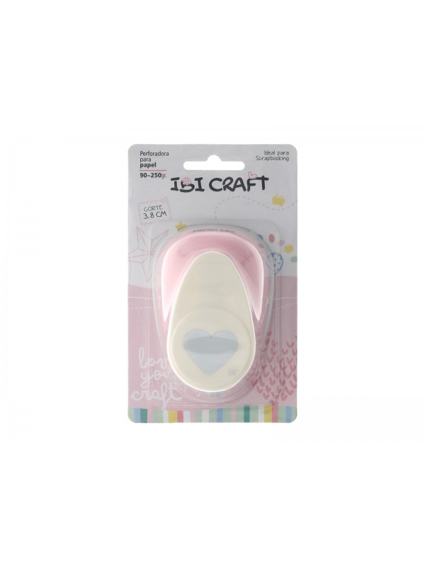 PERFORADORA ARTISTICA 38MM CORAZON IBI CRAFT