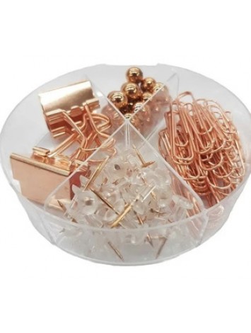 SET OFICINA REDONDO GOLD ROSE IBICO