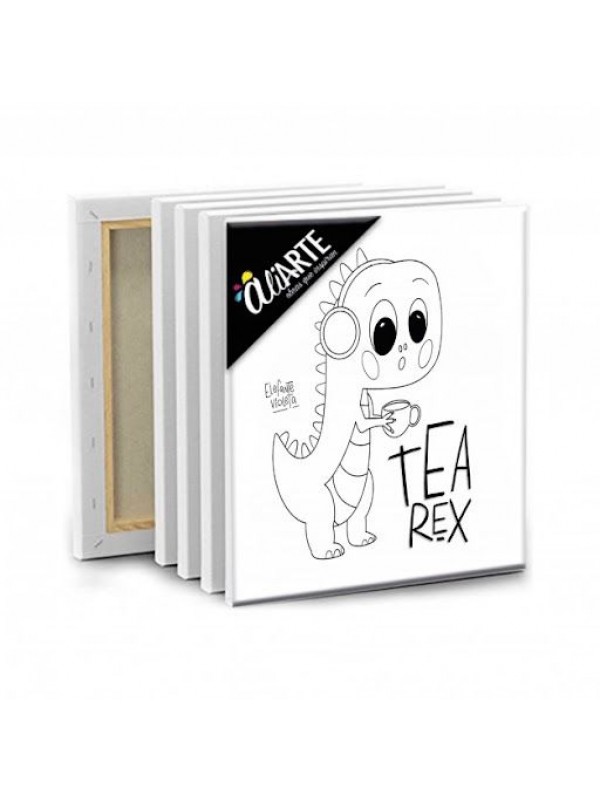 BASTIDOR BOCETADO 30x30 VIOLETA Nº1