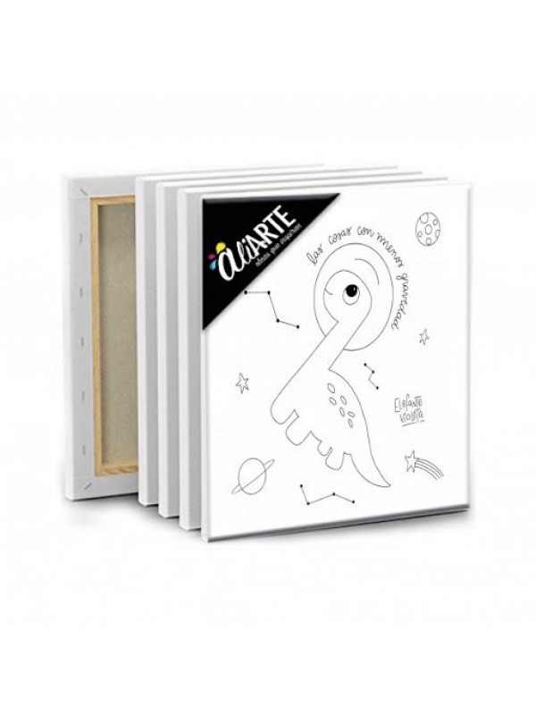 BASTIDOR BOCETADO 30x30 VIOLETA Nº3