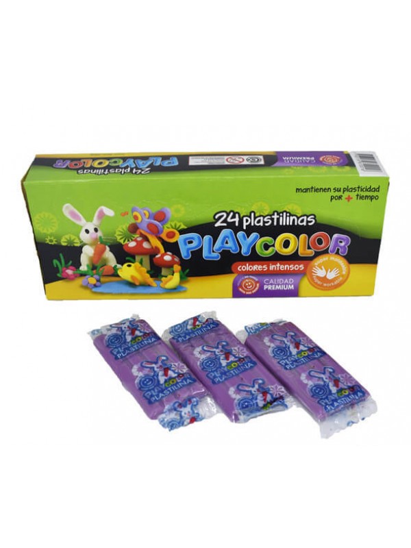 PLASTILINA PLAYCOLOR x24 VIOLETA