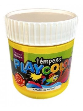 TEMPERA POTE PLAYCOLOR 300 GR AMARILLO MEDIO