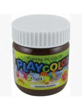 TEMPERA POTE PLAYCOLOR 300 GR MARRON