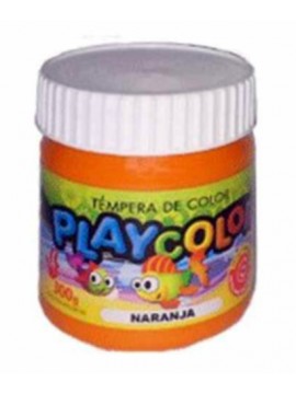 TEMPERA POTE PLAYCOLOR 300 GR NARANJA