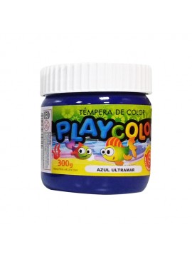 TEMPERA POTE PLAYCOLOR 300 GR AZUL ULTRAMAR