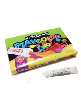 TEMPERA POMO PLAYCOLOR 8 CC x10 BLANCA