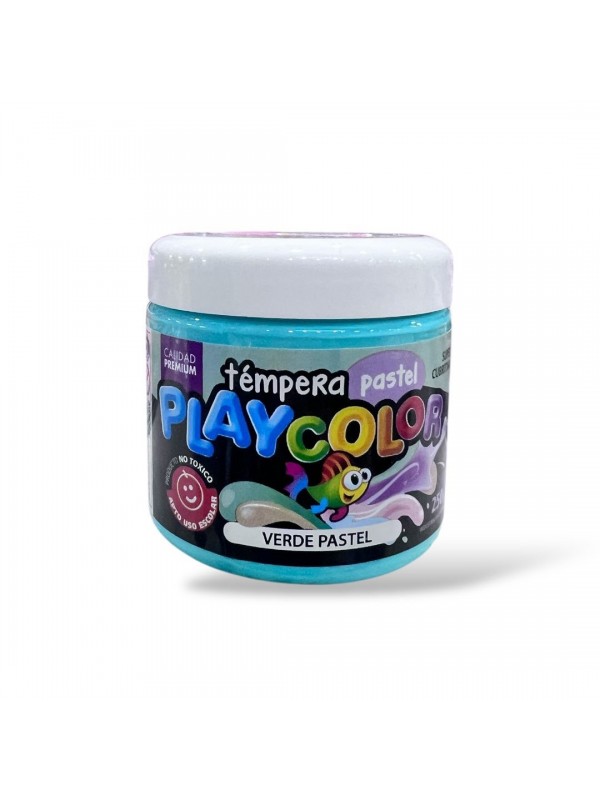 TEMPERA POTE PLAYCOLOR 250 GR VERDE PASTEL