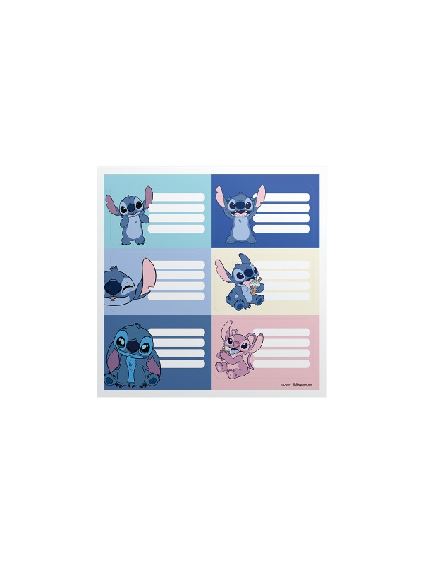 x60 ETIQUETA ESCOLAR STITCH MOOVING (5x12)