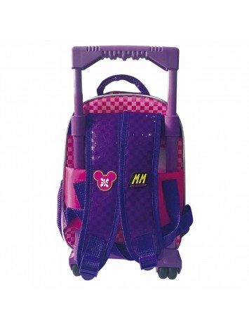 MOCHILA 12" CON CARRO MINNIE