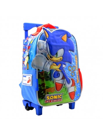 MOCHILA 12" CON CARRO SONIC