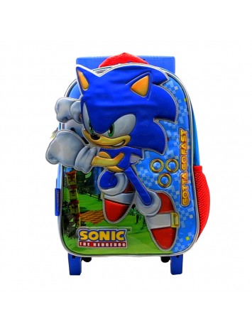 MOCHILA 12" CON CARRO SONIC