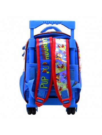 MOCHILA 12" CON CARRO PAW PATROL