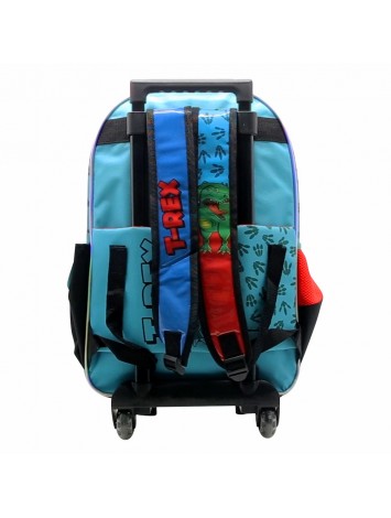 DI191 MOCHILA 18" CON CARRO MUNDO DINO
