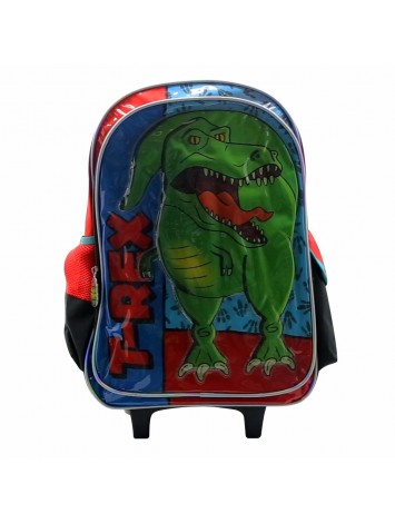 DI191 MOCHILA 18" CON CARRO MUNDO DINO