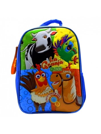MOCHILA 12" ESPALDA CON SONIDO GRANJA ZENON