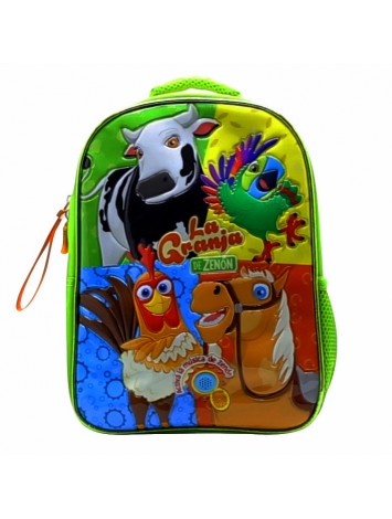 MOCHILA 12" ESPALDA CON SONIDO GRANJA ZENON