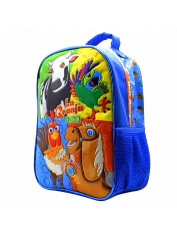 MOCHILA 12" ESPALDA CON SONIDO GRANJA ZENON