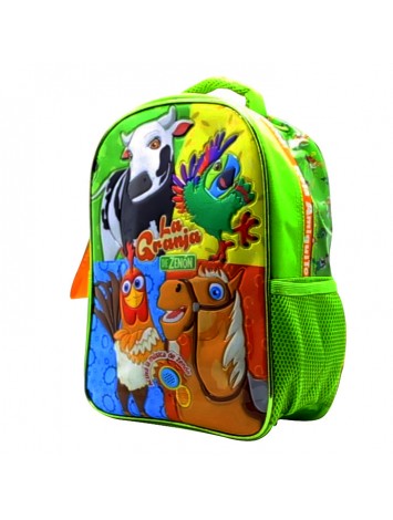 MOCHILA 12" ESPALDA CON SONIDO GRANJA ZENON