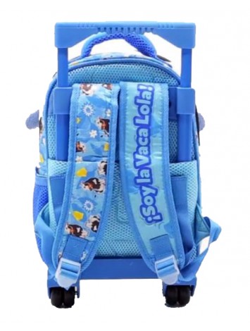 MOCHILA 12" CON CARRO VACA LOLA