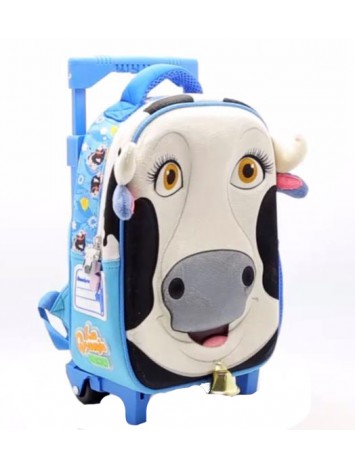 MOCHILA 12" CON CARRO VACA LOLA