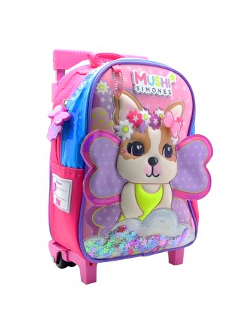 MOCHILA 12" CON CARRO CON PRENDEDOR SIMONES