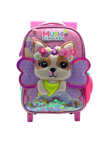 MOCHILA 12" CON CARRO CON PRENDEDOR SIMONES