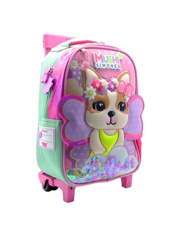 MOCHILA 12" CON CARRO CON PRENDEDOR SIMONES