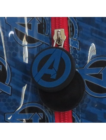 SP007 MOCHILA 12" ESPALDA AVENGERS CON MASCARA CAP AMERICA