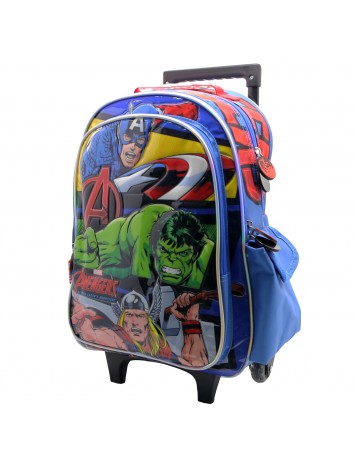 SP137 MOCHILA 16" CON CARRO AVENGERS