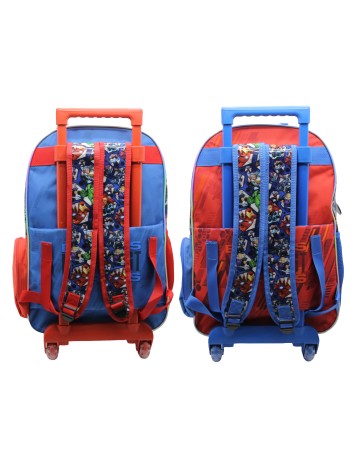 SP141 MOCHILA 18" CON CARRO AVENGERS