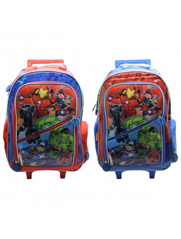 SP141 MOCHILA 18" CON CARRO AVENGERS