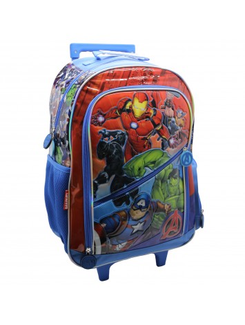 SP141 MOCHILA 18" CON CARRO AVENGERS