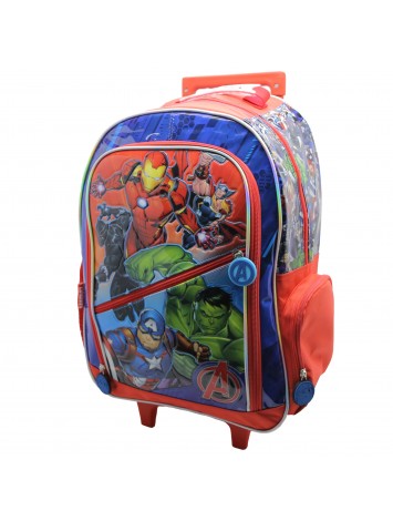 SP141 MOCHILA 18" CON CARRO AVENGERS