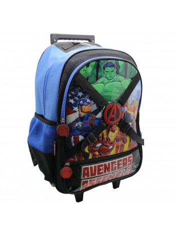 SP142 MOCHILA 18" CON CARRO AVENGERS