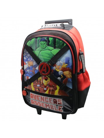 SP142 MOCHILA 18" CON CARRO AVENGERS