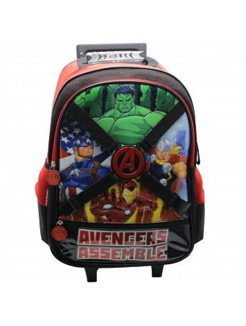 SP142 MOCHILA 18" CON CARRO AVENGERS