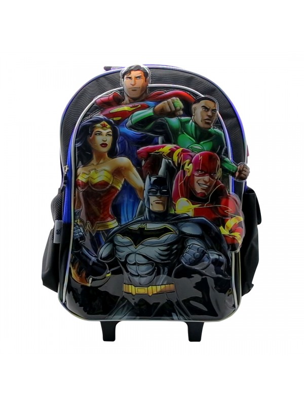 MOCHILA 18" CON CARRO LIGA JUSTICIA