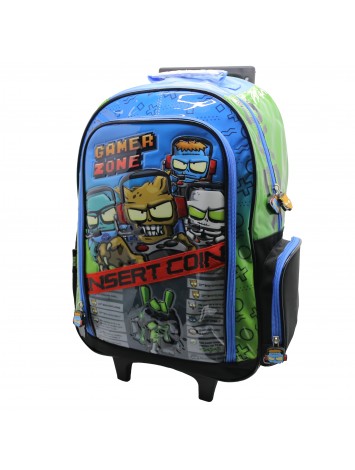 OM802 MOCHILA 18 CON CARRO ZOMBIE