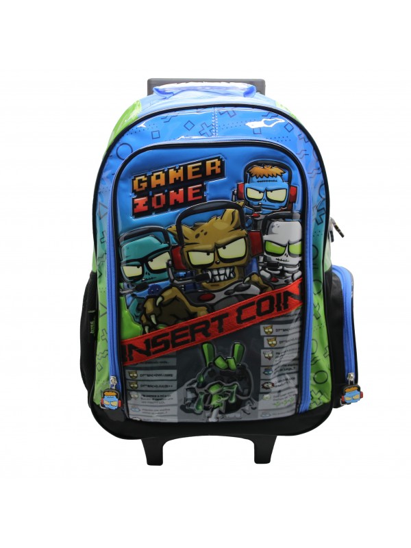 OM802 MOCHILA 18 CON CARRO ZOMBIE