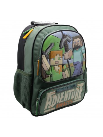 MI094 MOCHILA 16" ESPALDA MINECRAFT