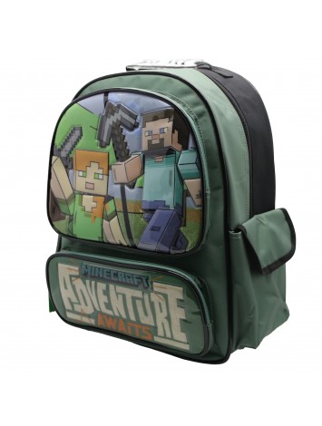 MI094 MOCHILA 16" ESPALDA MINECRAFT