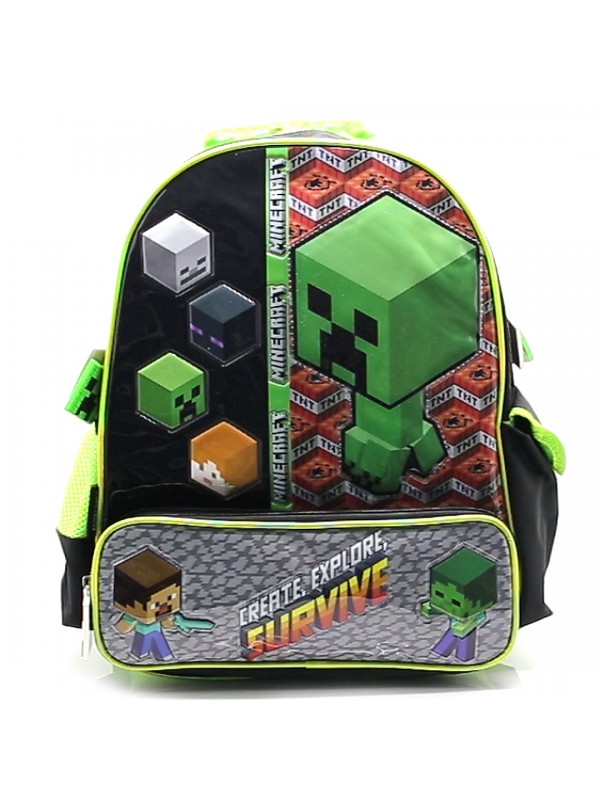 MI096 MOCHILA 16" ESPALDA MINECRAFT