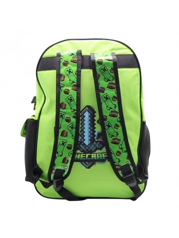 MI111 MOCHILA 18" ESPALDA MINECRAFT