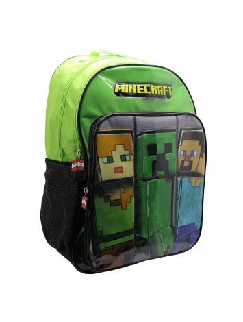 MI111 MOCHILA 18" ESPALDA MINECRAFT