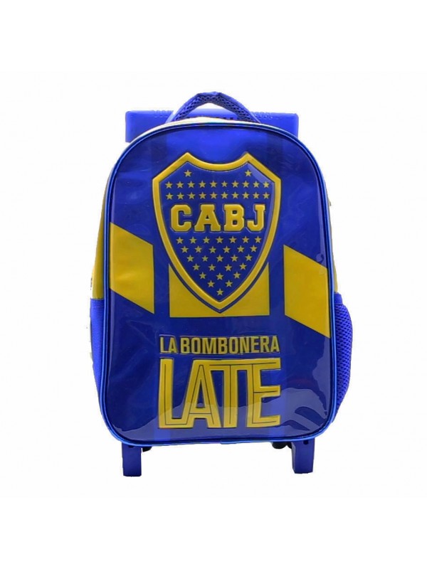 BO476 MOCHILA 12" CON CARRO BOCA JUNIORS